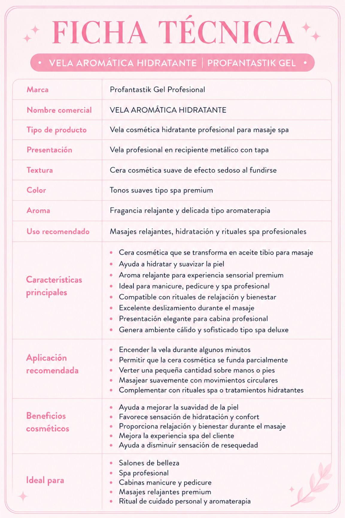 VELA AROMATICA HIDRATANTE