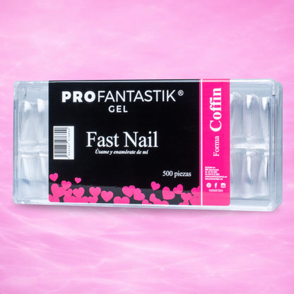 SISTEMA FAST NAILS COFFIN (500 TIPS)