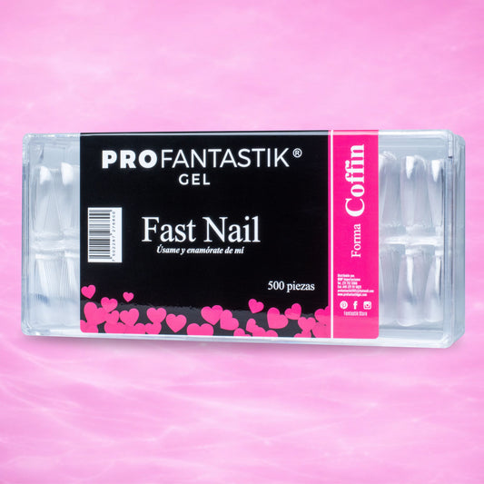 SISTEMA FAST NAILS COFFIN (500 TIPS)