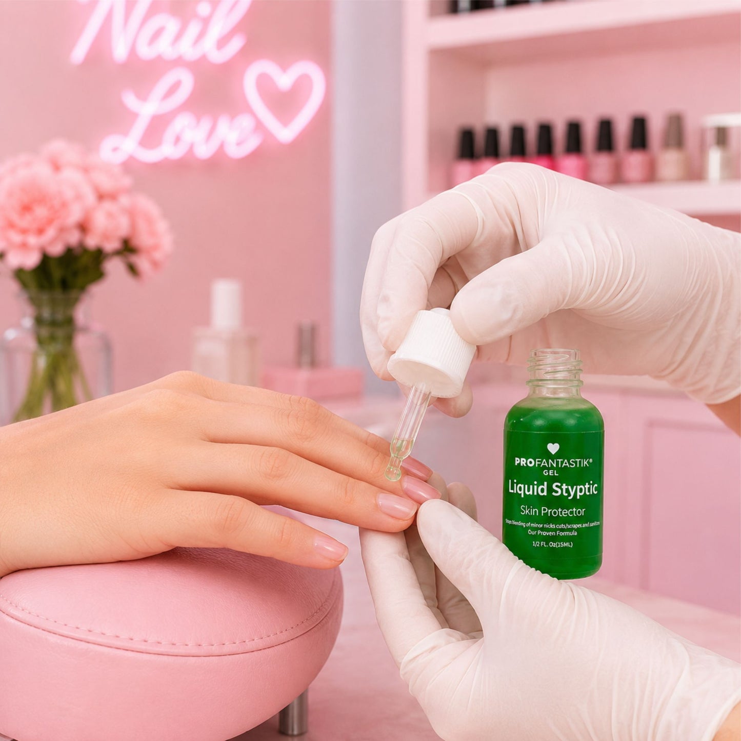 GOTAS HEMOSTÁTICAS VERDES