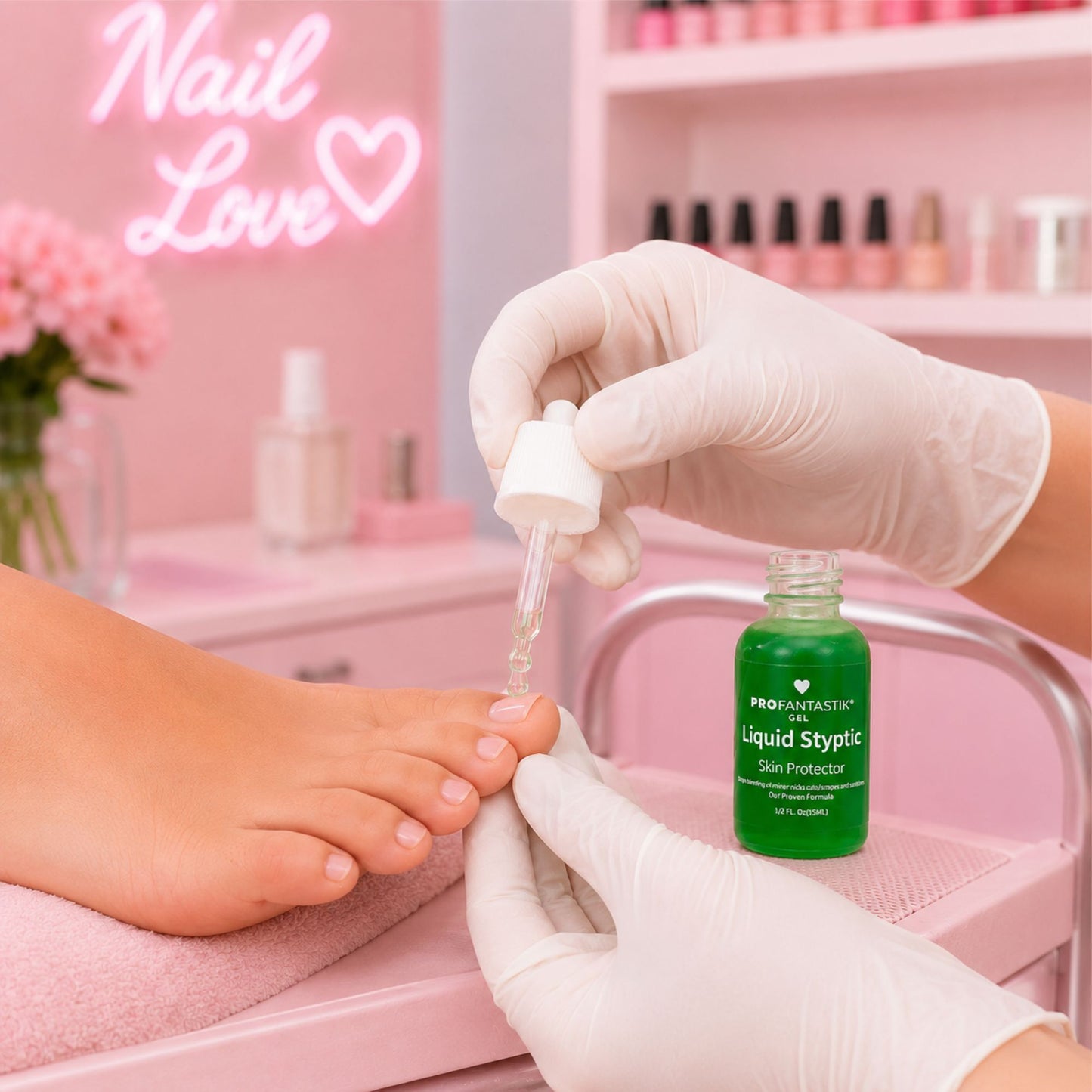 GOTAS HEMOSTÁTICAS VERDES