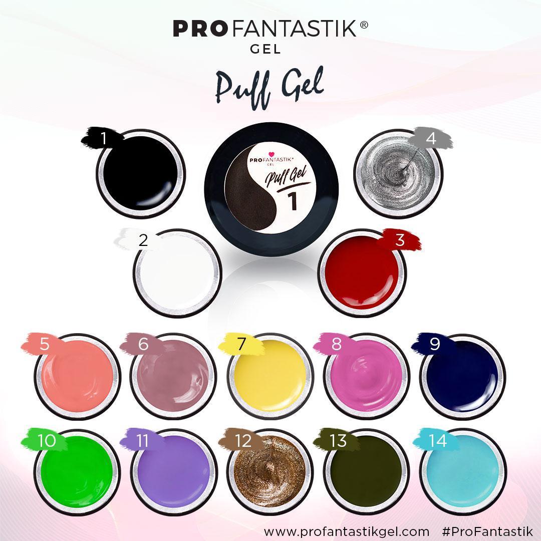 Carta de color Puff Gel - 14 tonos