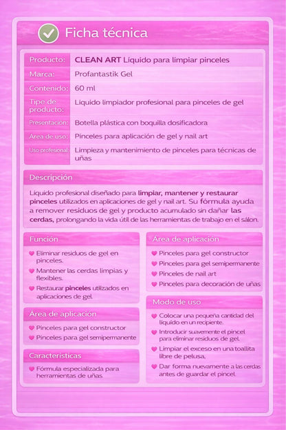 CLEAN ART GEL LIMPIADOR DE BROCHAS
