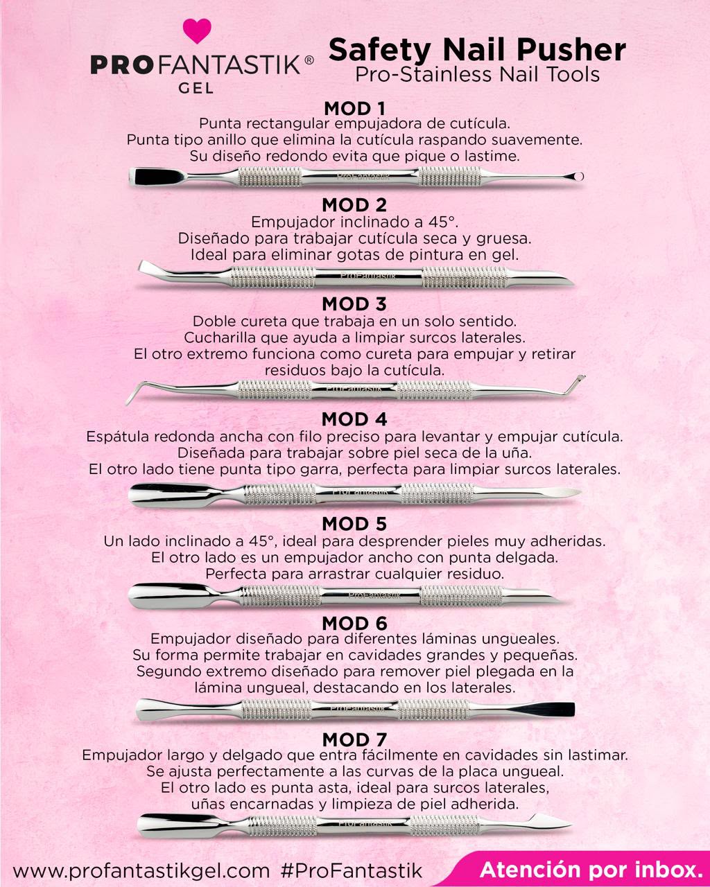 Empujadores especializados MOD 1-7