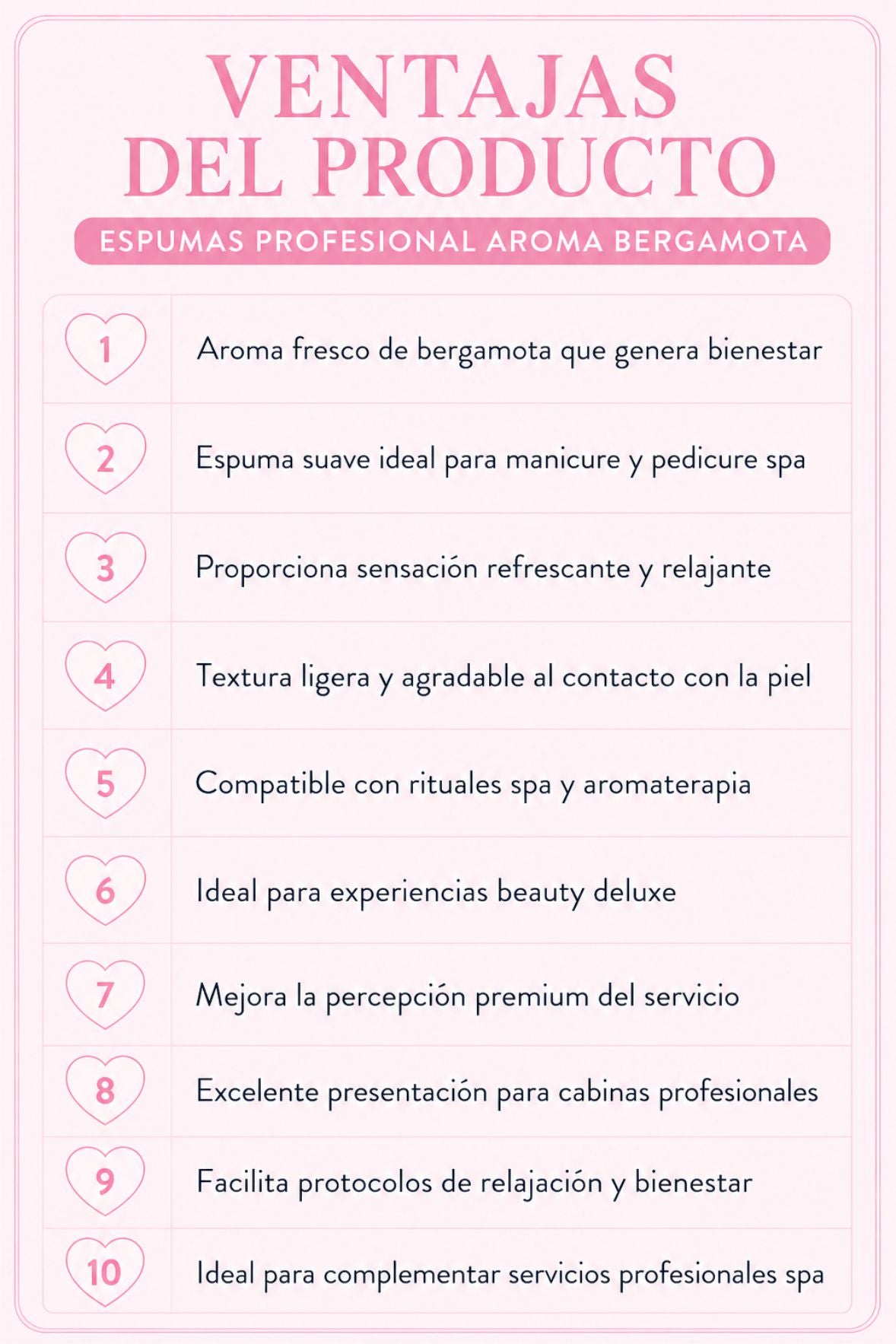 ESPUMA PROFESIONAL BERGAMOTA