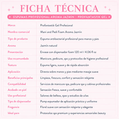ESPUMA PROFESIONAL JAZMIN