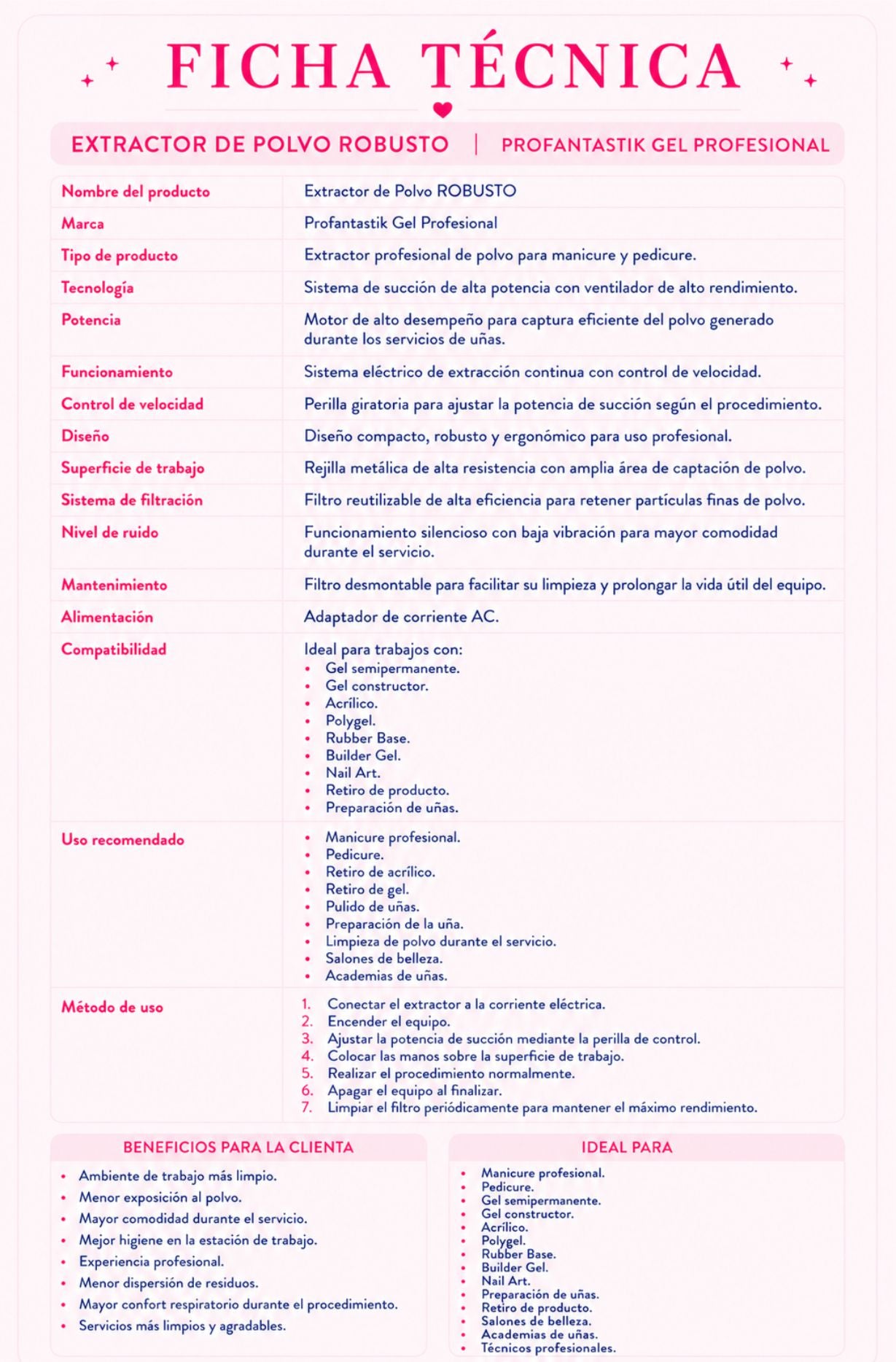 ESTRACTOR GRUESO PROFESIONAL