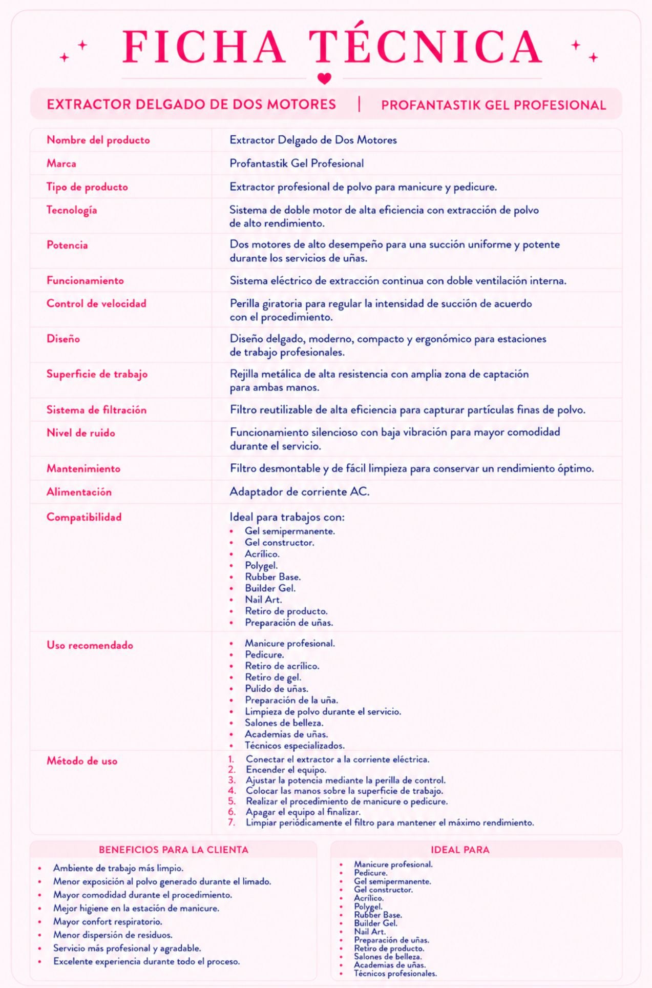 ESTRACTOR PROFESIONAL DELGADO G6