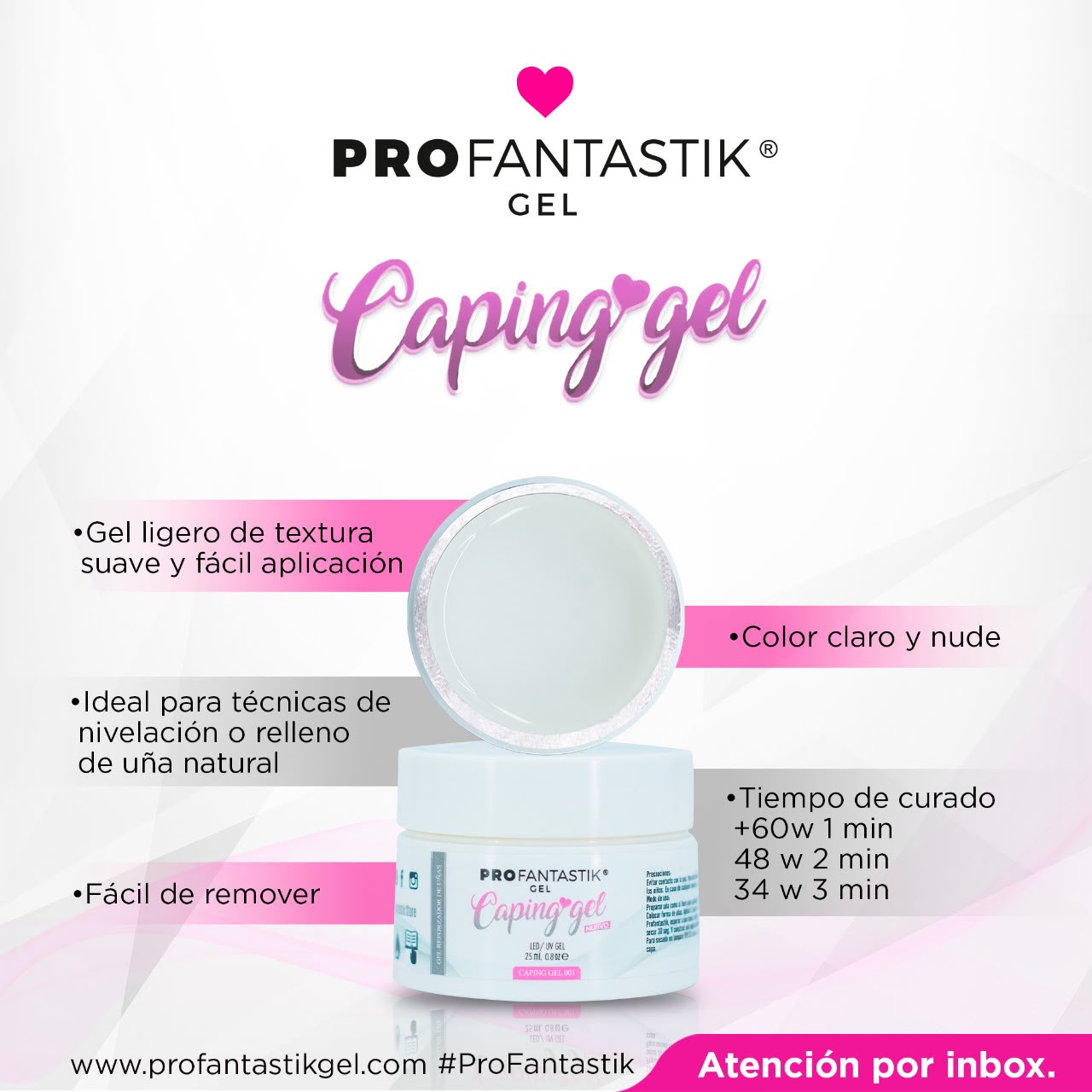 Ficha técnica CAPING GEL