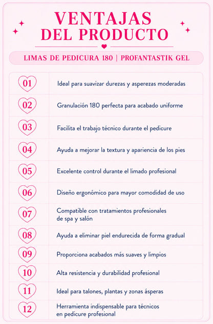 LIMAS DE PEDICURA 180