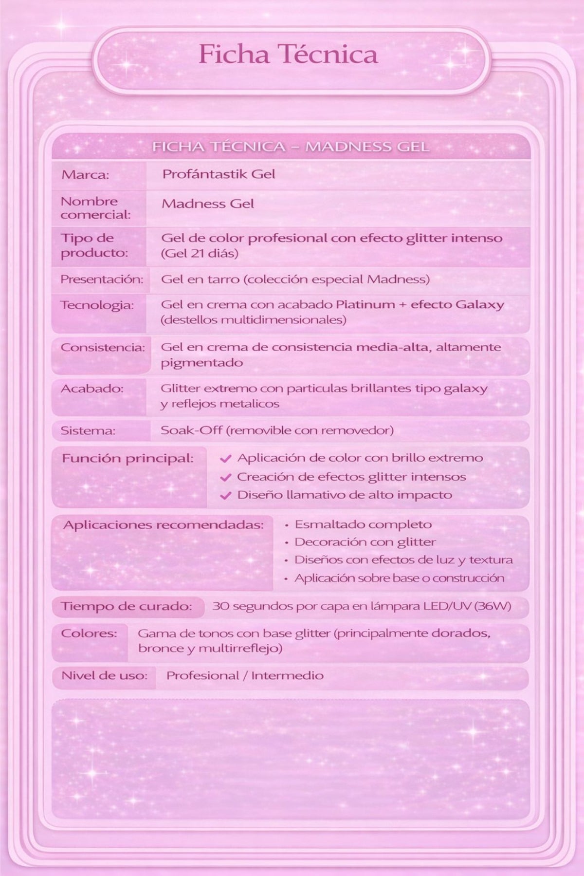 Madness Gel Profantastik
