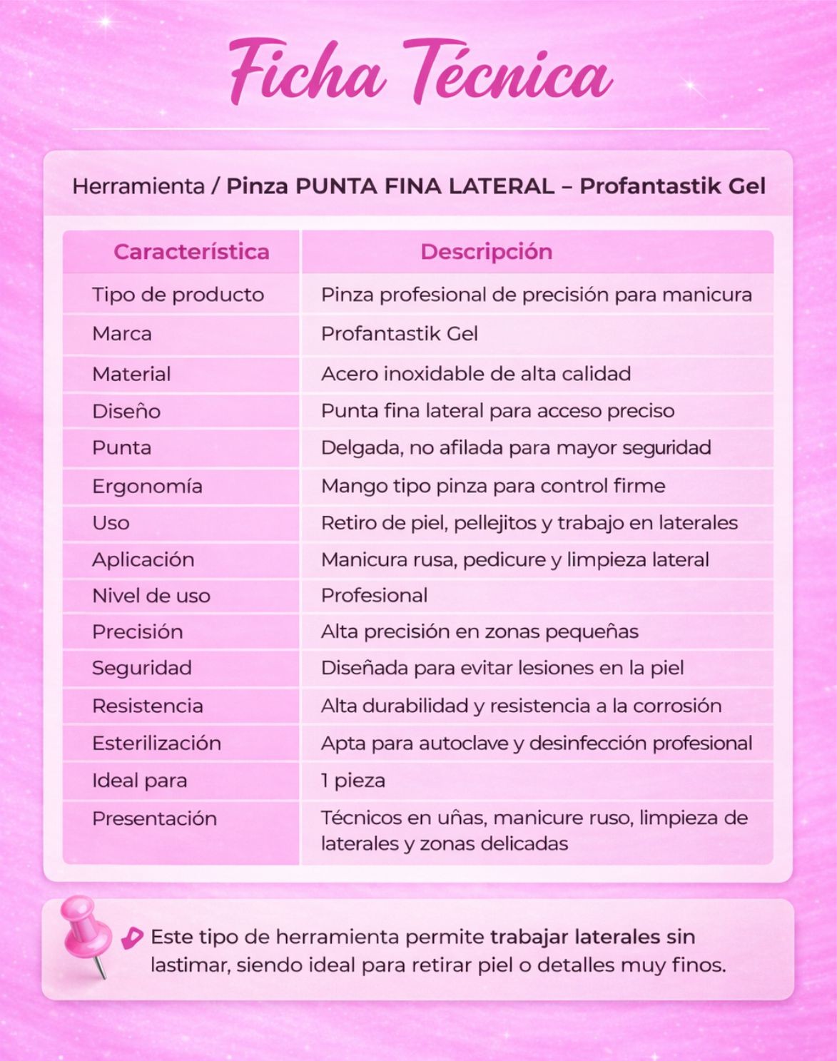 Pinza Punta Fina