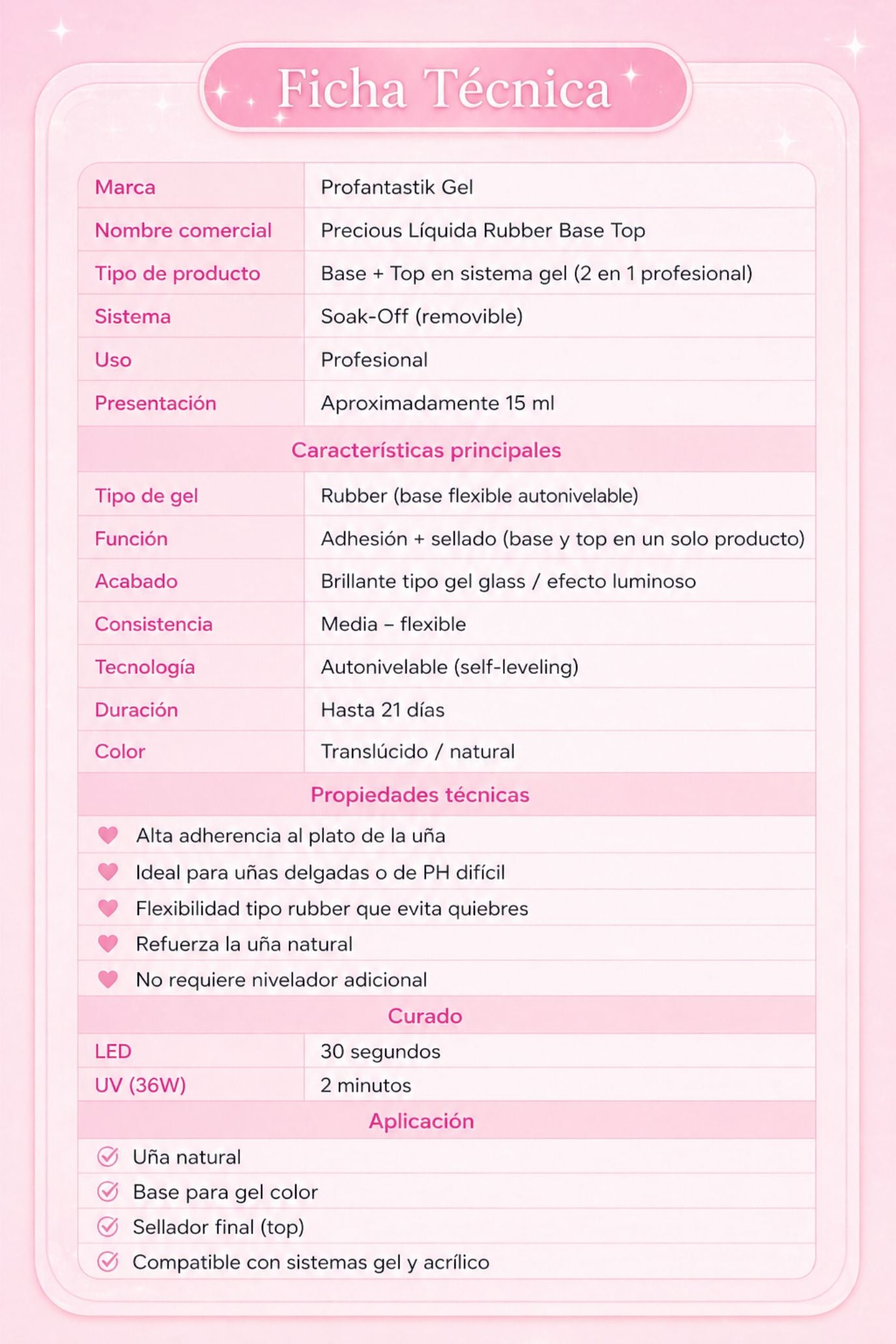 PRECIOUS RUBBER BASE LÍQUIDA