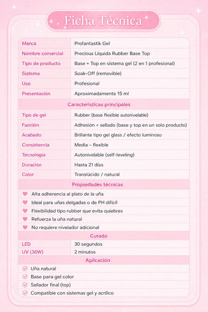 PRECIOUS RUBBER BASE LÍQUIDA