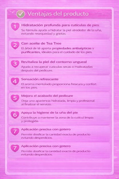 PROCARE ACEITE PIES CON TEA TREE HIDRATANTE Y ANTIFÚNGICO