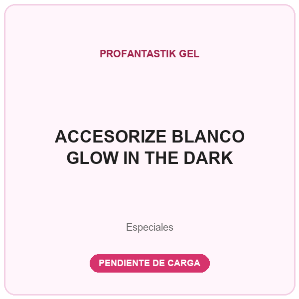 ACCESORIZE BLANCO GLOW IN THE DARK