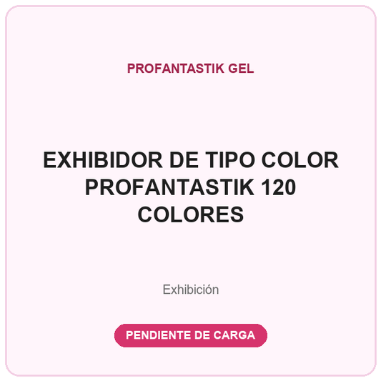 EXHIBIDOR DE TIPO COLOR PROFANTASTIK 120 COLORES