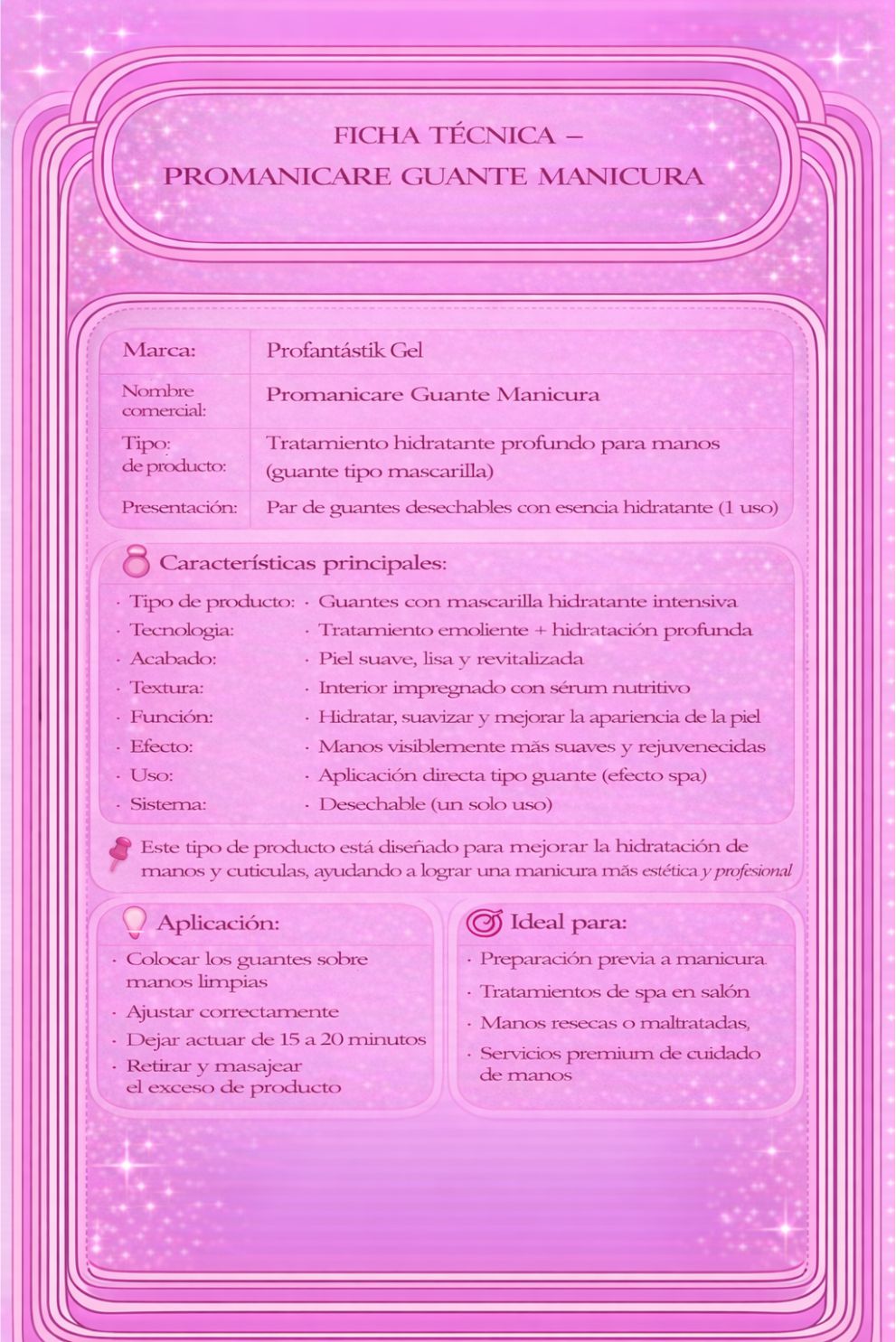 PROMANICARE GUANTE MANICURA
