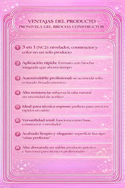PRONIVELA GEL BROCHA CONSTRUCTOR