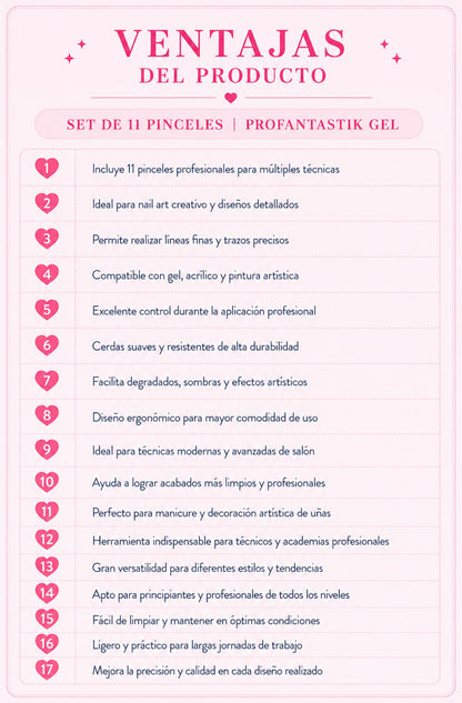 SET 11 PINCELES
