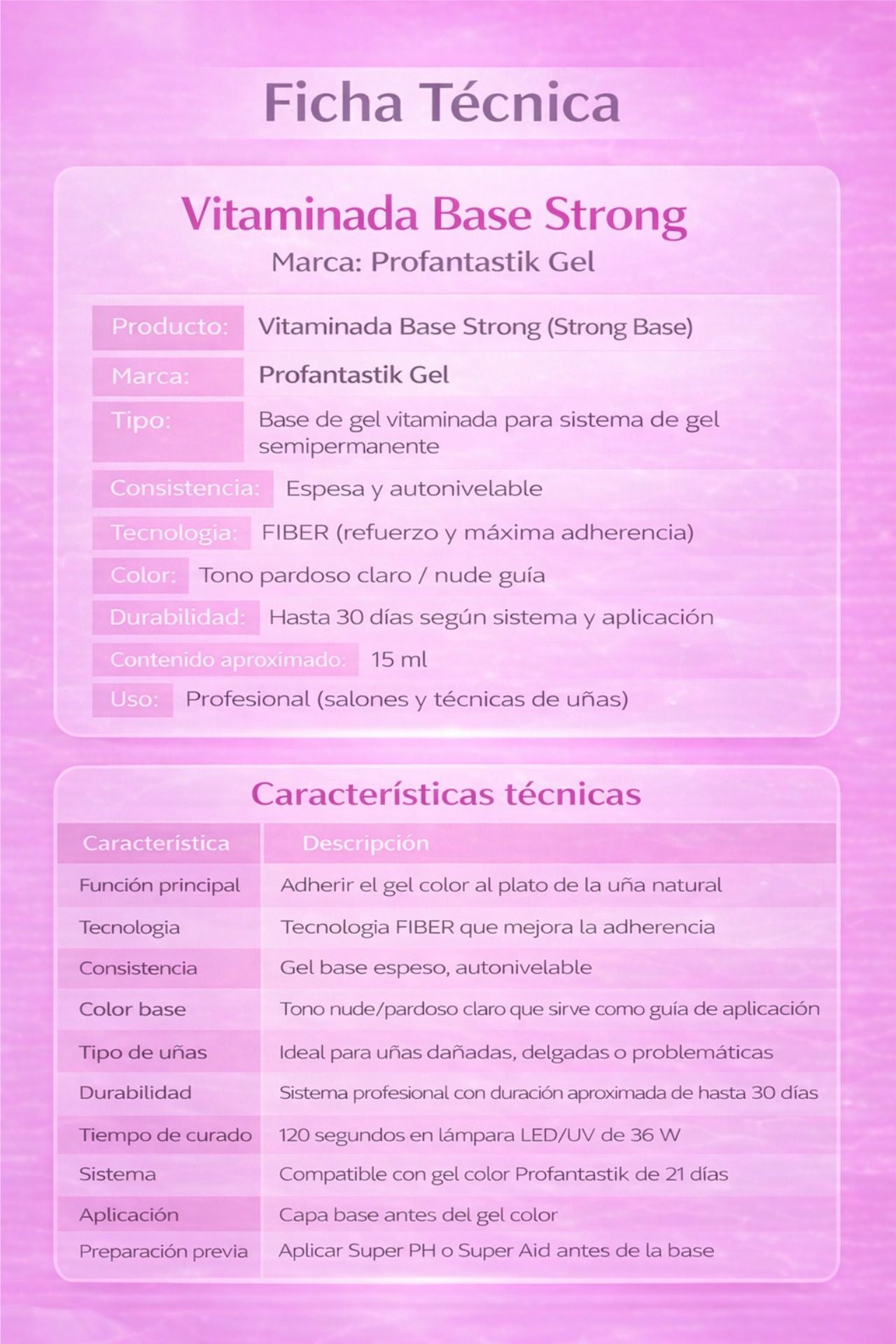 BASE STRONG VITAMINADA NIVELADORA CON ESTRUCTURANTE YEN COLOR MILKY SOFT