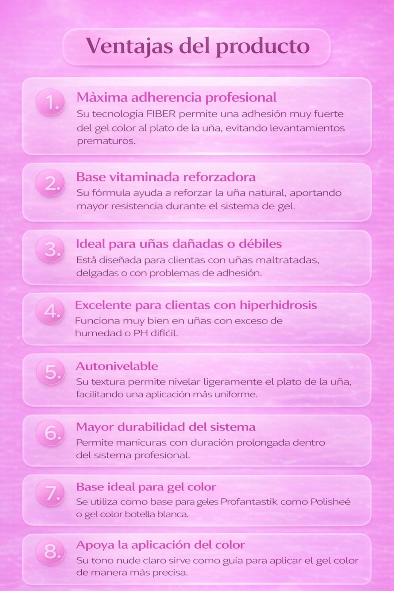 BASE STRONG VITAMINADA NIVELADORA CON ESTRUCTURANTE YEN COLOR MILKY SOFT