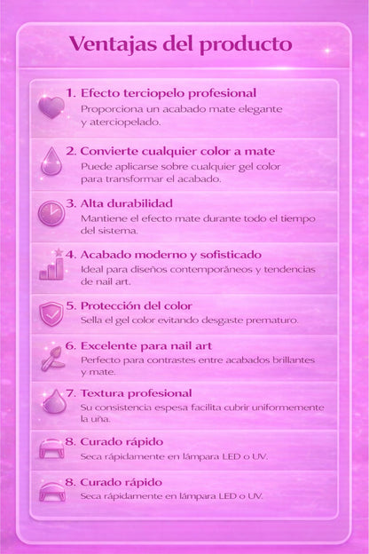 TOP MATTE RUSSO ATERCIOPELADO
