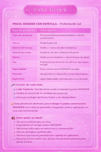 PINCEL WONDER CON ESPÁTULA