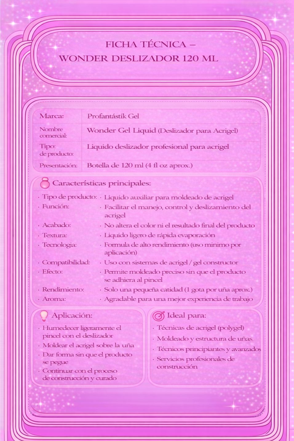 WONDER DESLIZADOR 120 ML