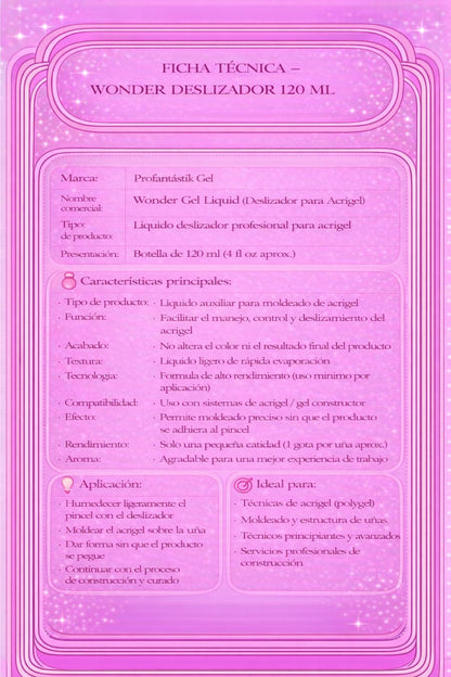 WONDER DESLIZADOR 120 ML