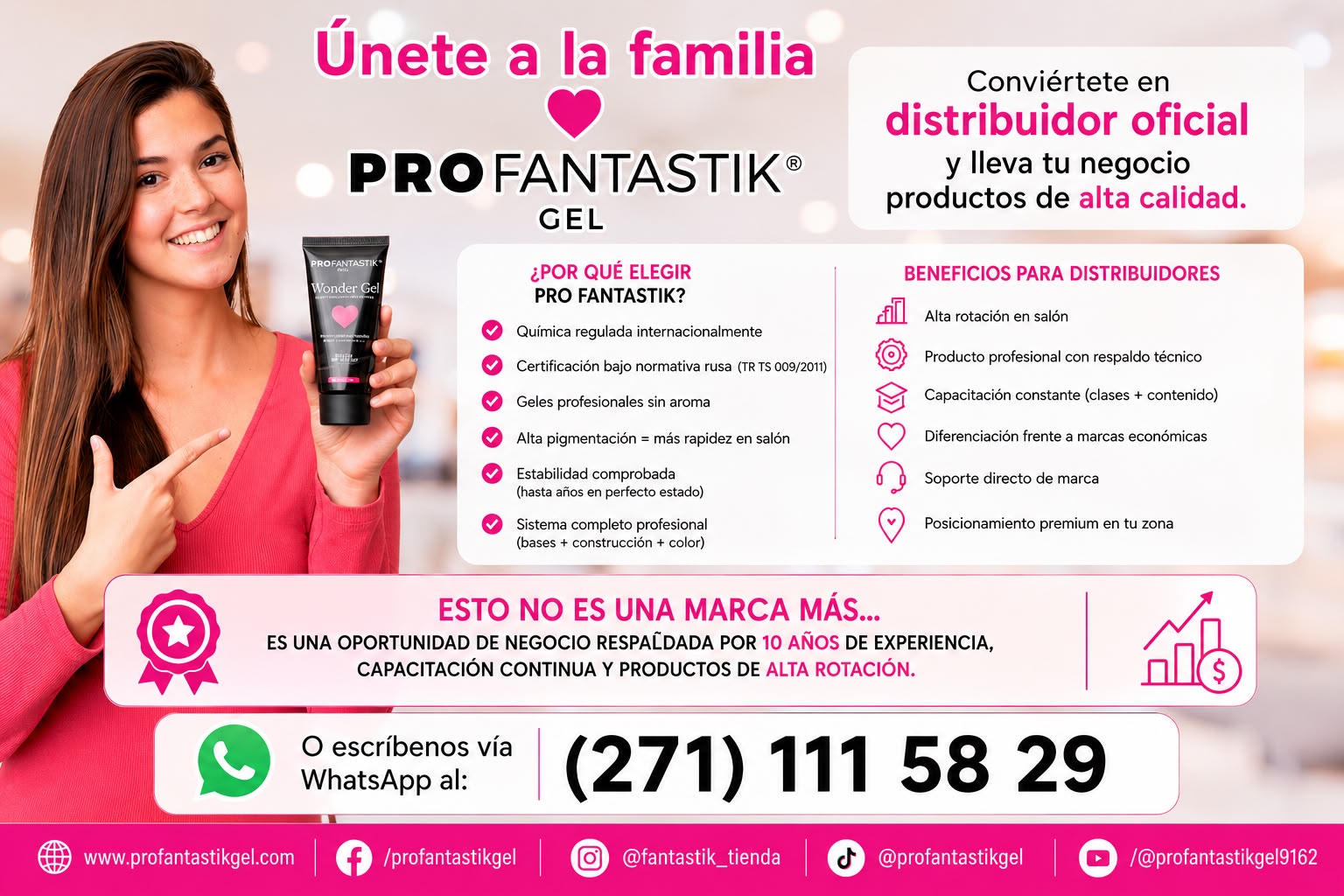 Conviértete en distribuidor oficial Profantastik